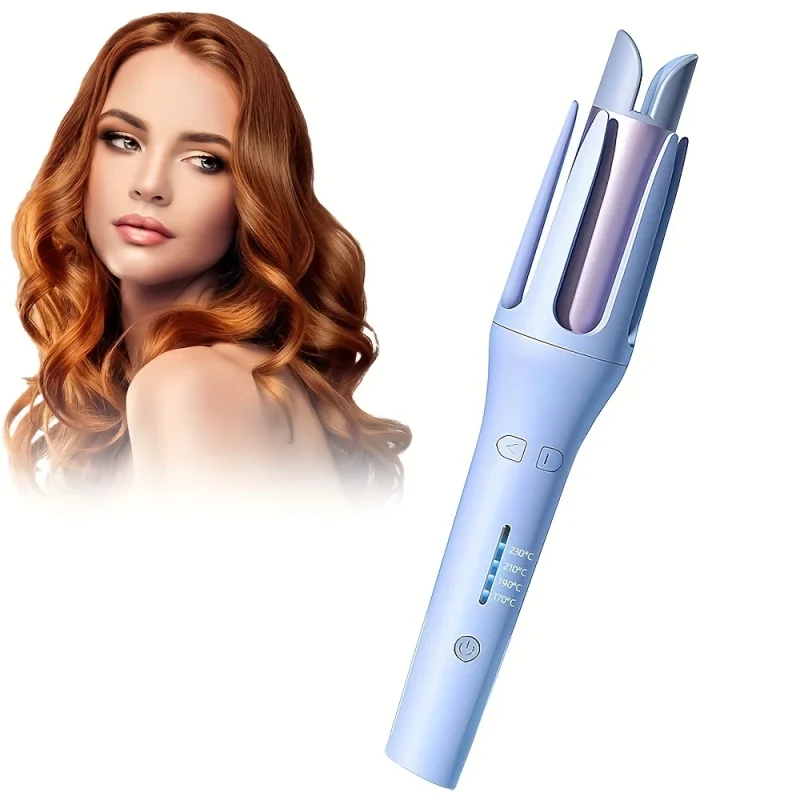 Modelador de cabelo automático 32mm, rolo de cabelo cerâmico rotativo automático, modelador de cabelo profissional, varinha de ondulação